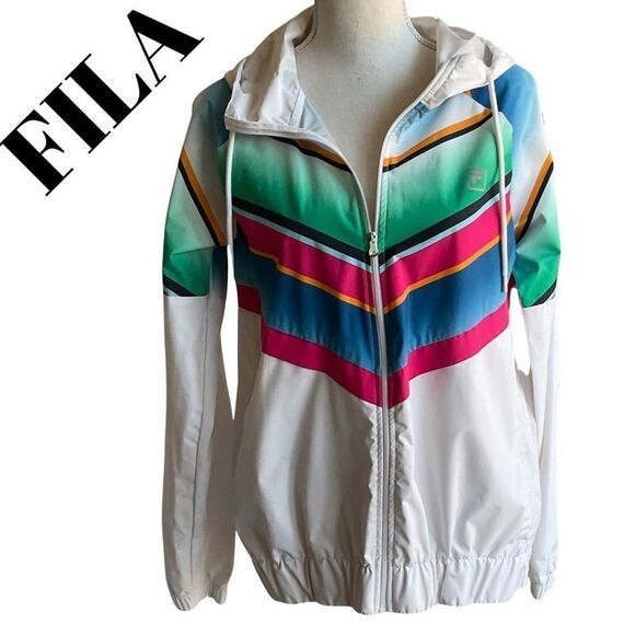 FILA SPORT Raglan Windbreaker Jacket, multicolor - Picture 2 of 10